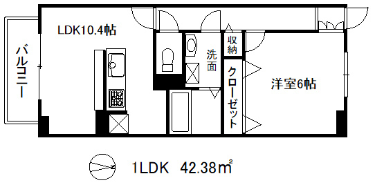 ベイビューの間取り