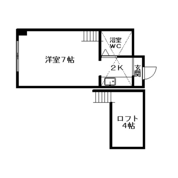 クイーン南5条の間取り