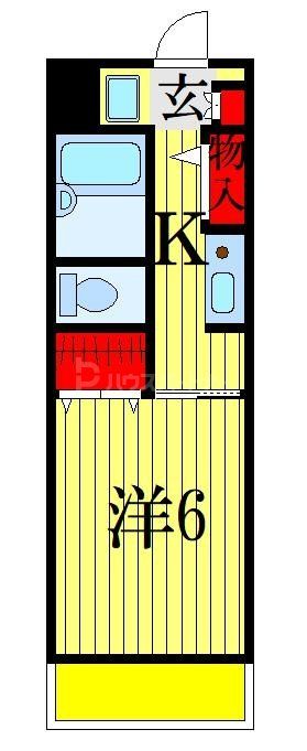 フロンティアIII　E棟の間取り