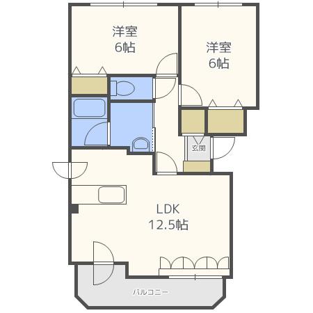 エミール大屋の間取り