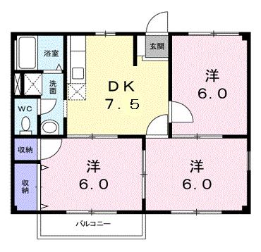 ひよりプラザハイムの間取り