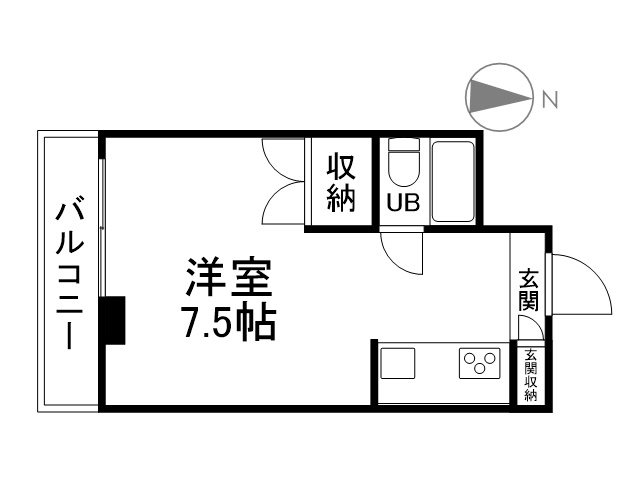 グランタック竜安寺の間取り