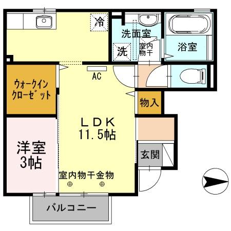 アビタシオン・ソフィアの間取り