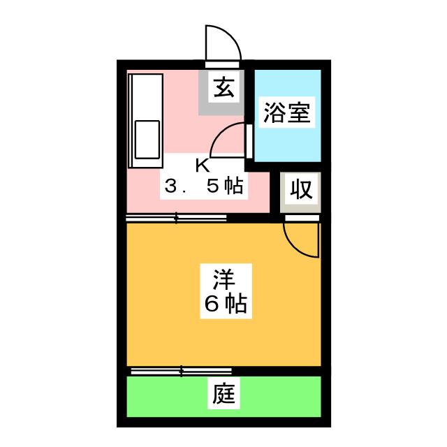 コーポしんゆうの間取り