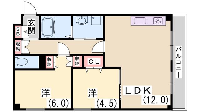 メゾン下沢の間取り