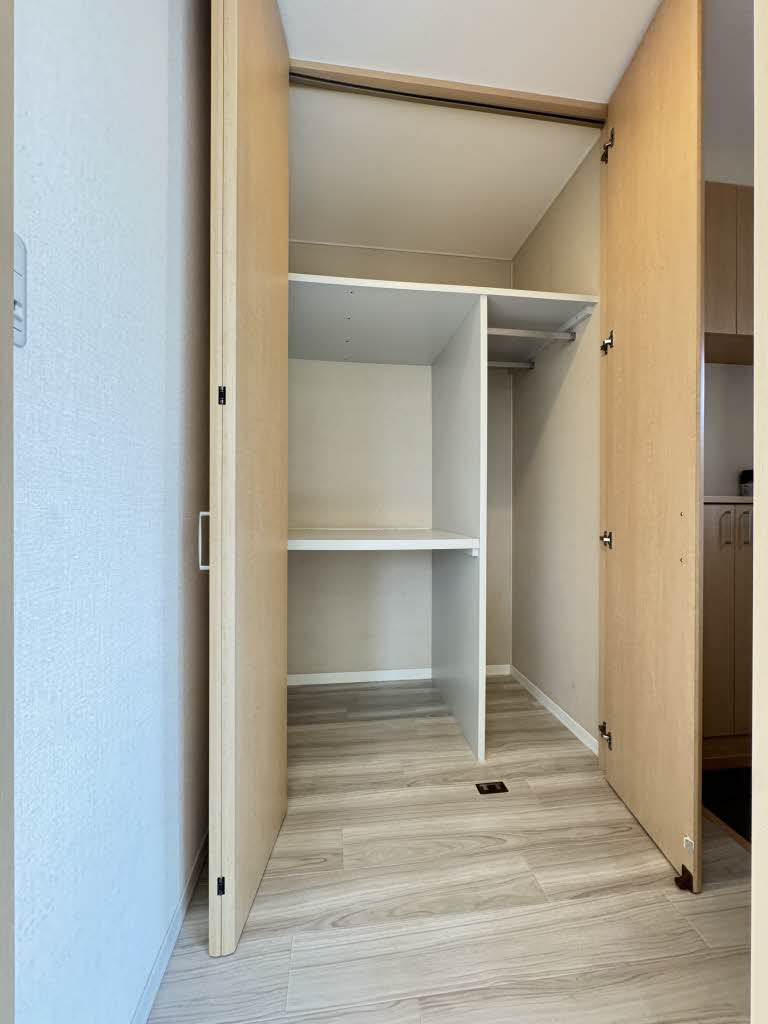 収納　収納のためのスペースです