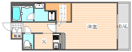 エンクレストGRAN博多駅前の間取り