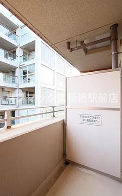 バルコニー　モデルルームの写真です
