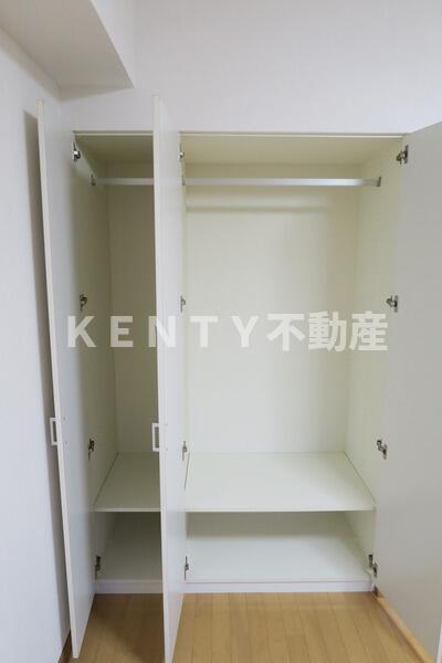 収納　十分な収納スペースがあります