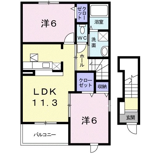 アンジェリークの間取り