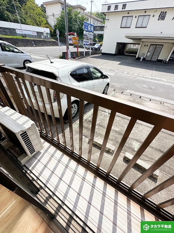 バルコニー　画像は１０５号室