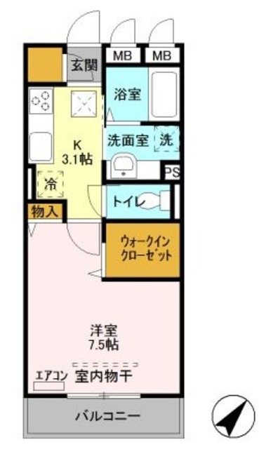 フローラの間取り