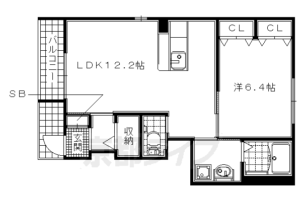 リヴェールの間取り