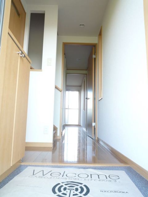 玄関　奥行きのある玄関！