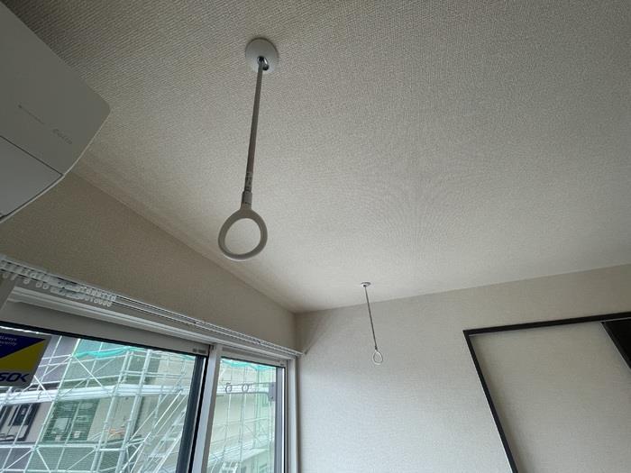 バルコニー　室内物干し