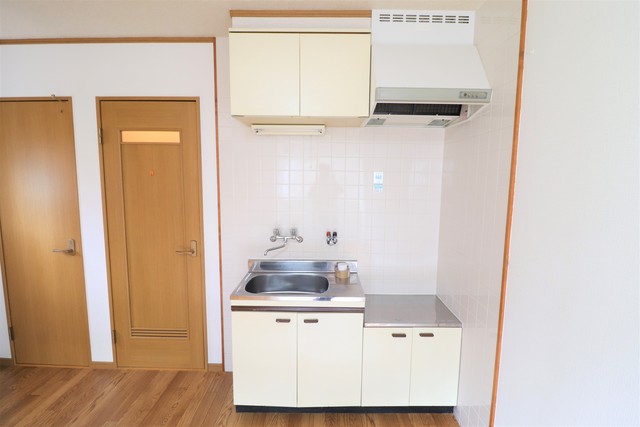 キッチン　ガスコンロ設置可能