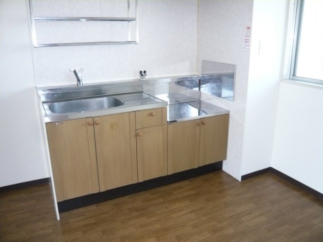 キッチン　ガスコンロ設置可