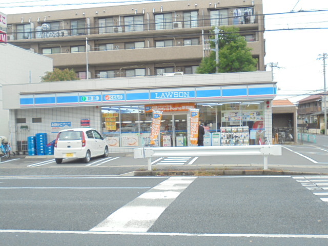 コンビニ　ローソン市川湊店（コンビニ）まで412m