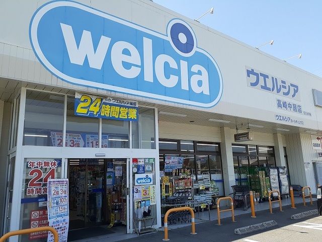 ドラックストア　ウエルシア高崎中居店（ドラッグストア）まで450m
