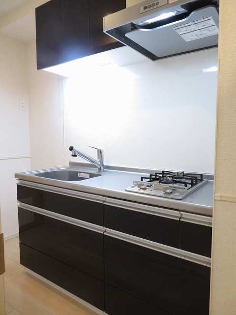 キッチン　☆自炊をする方には嬉しい2口コンロのシステムキッチン☆※同間