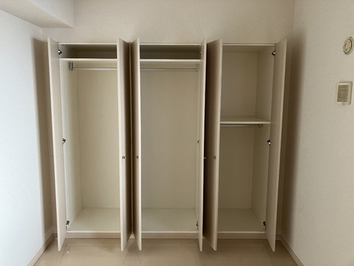 収納　十分な収納スペースがあります