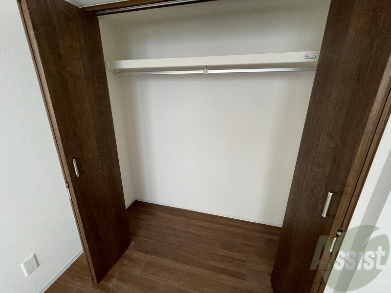 収納　クローゼットがありました。お洋服や荷物はここへ