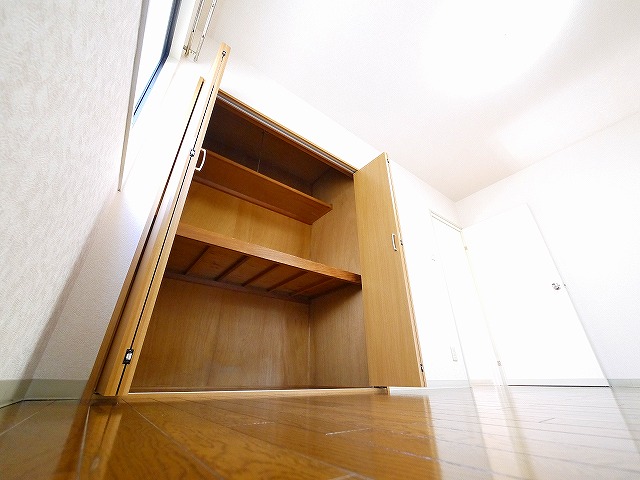 収納　たっぷりとした収納スペースです