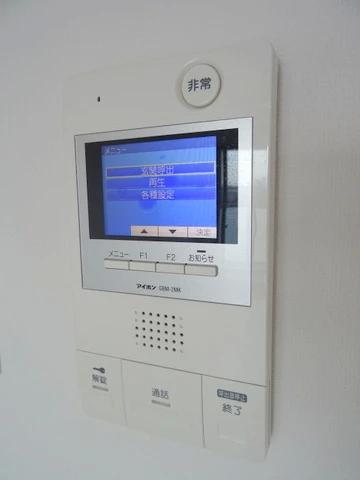 セキュリティ　モニター付きインターホンで安心