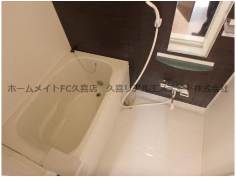 バス・シャワールーム　同建物別号室　ホテルのようなバスルーム！浴室乾燥機！