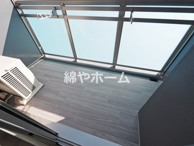バルコニー　落ち着いた時間を過ごせるバルコニーです