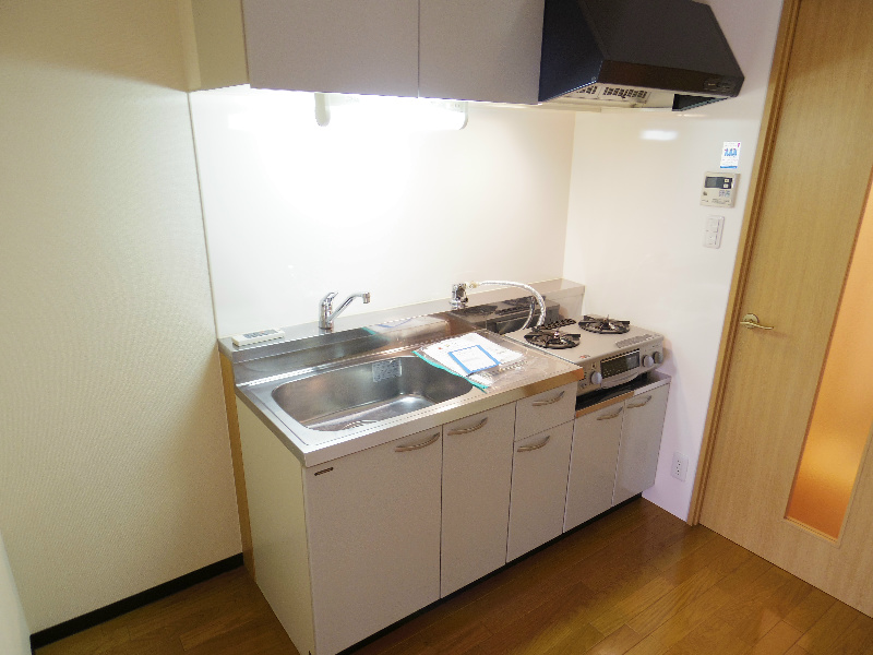 キッチン　２口ガスコンロ設置可能