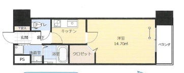 アークデュオ福島万世町の間取り写真