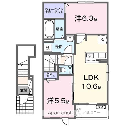 ガーデンハウス リーベ Iの間取り写真