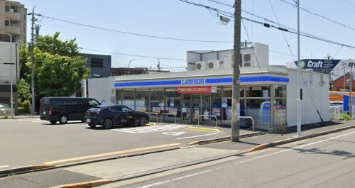 コンビニ　ローソン 中川横堀町店（コンビニ）まで438m
