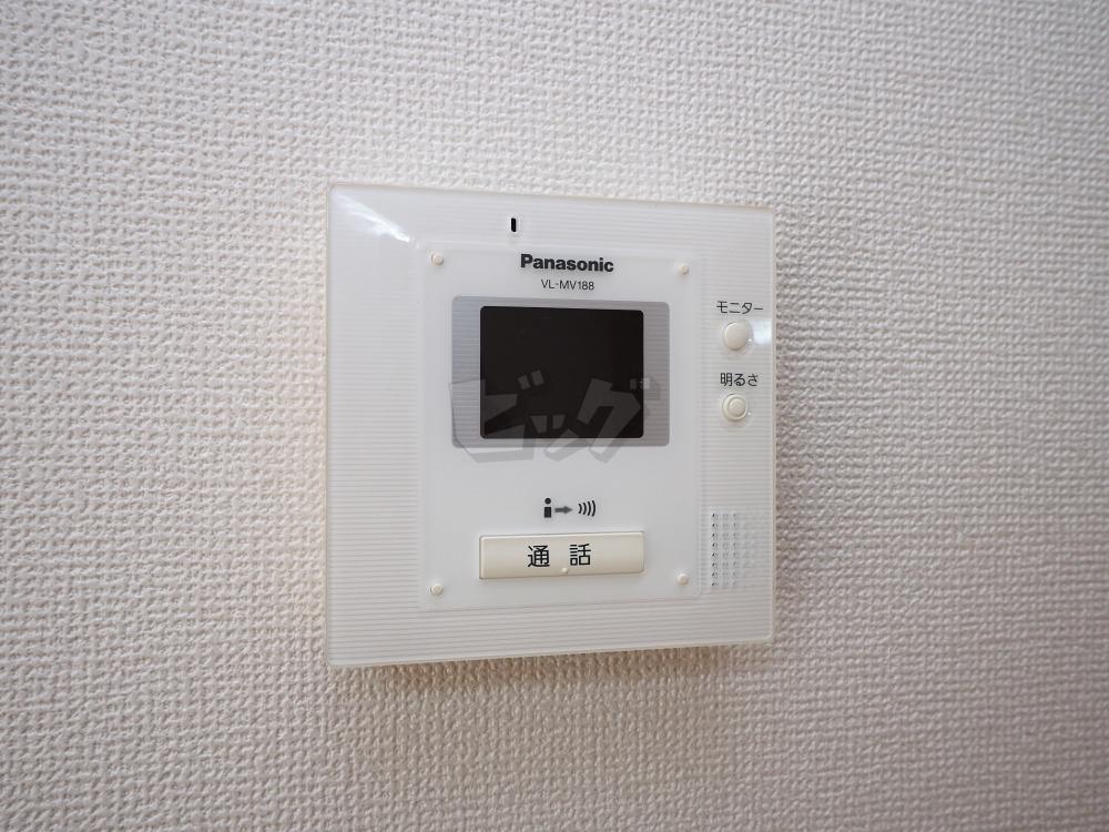 セキュリティ　TVモニターホンでお客様のお顔も見えて安心です！