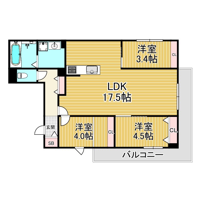 リブレメゾン下大市西町Iの間取り写真