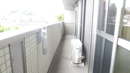 バルコニー　202号室写真使用