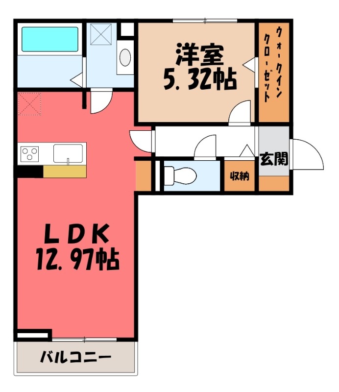 カサソレイユの間取り写真