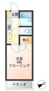 サンヒルズの間取り写真