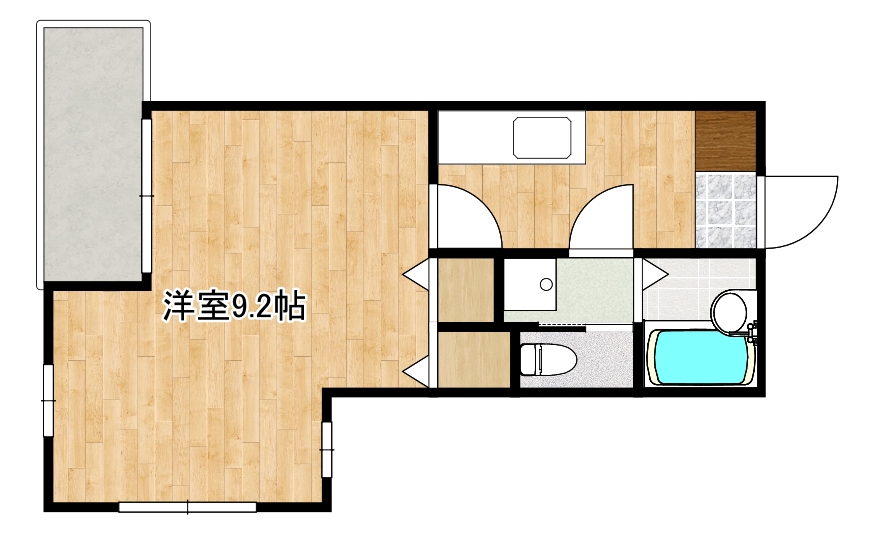 プレファランス平之町の間取り写真