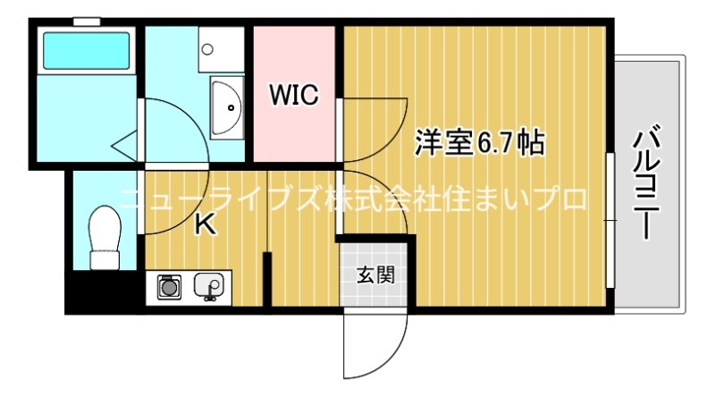京阪本線 寝屋川市駅 徒歩10分 3階建 築8年の間取り写真