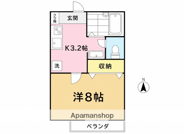 西武新宿線 東伏見駅 徒歩14分 2階建 築14年の間取り写真