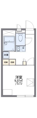 レオパレスwestの間取り写真