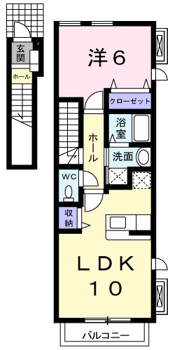 デフィ熊川の間取り写真