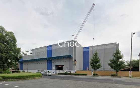 建物外観　建築中写真です
