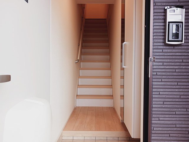 玄関　収納もある玄関です