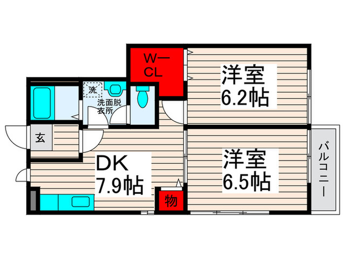 プランドールの間取り写真