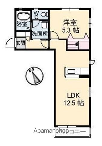 シャーメゾンNSG福山 A棟の間取り写真