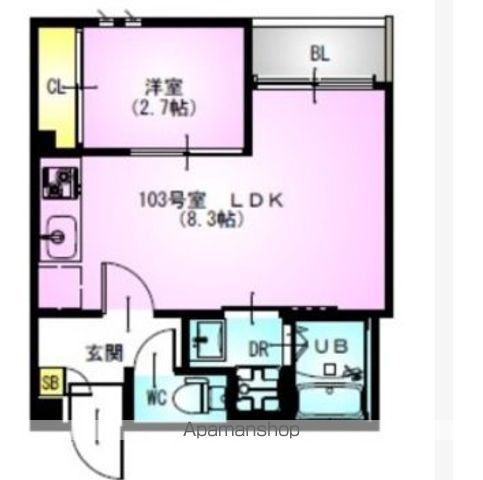 GRANDTIC-SMART南千葉の間取り写真