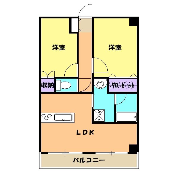 沼津市青野のマンションの間取り